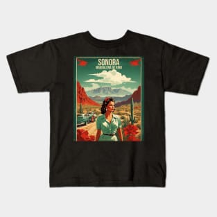 Magdalena de Kino Sonora Mexico Vintage Tourism Travel Kids T-Shirt
